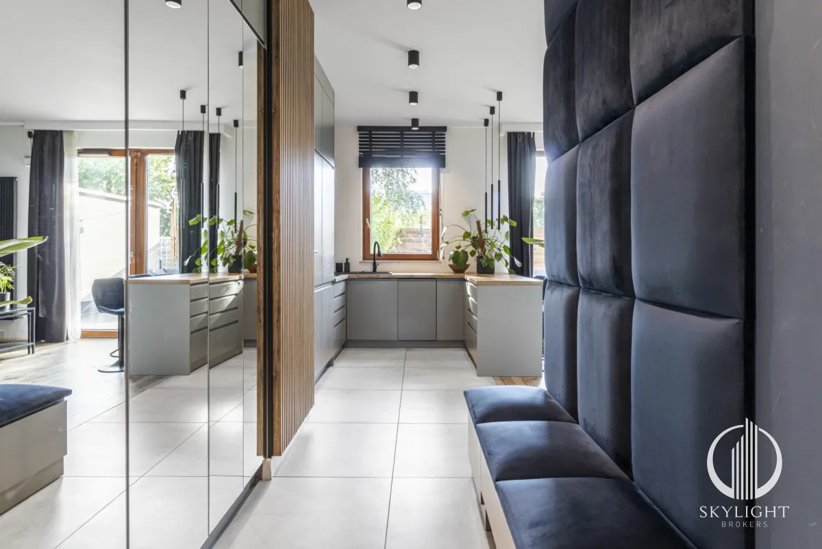 Eskluzywne dwa pokoje z 60 m2 ogrodem