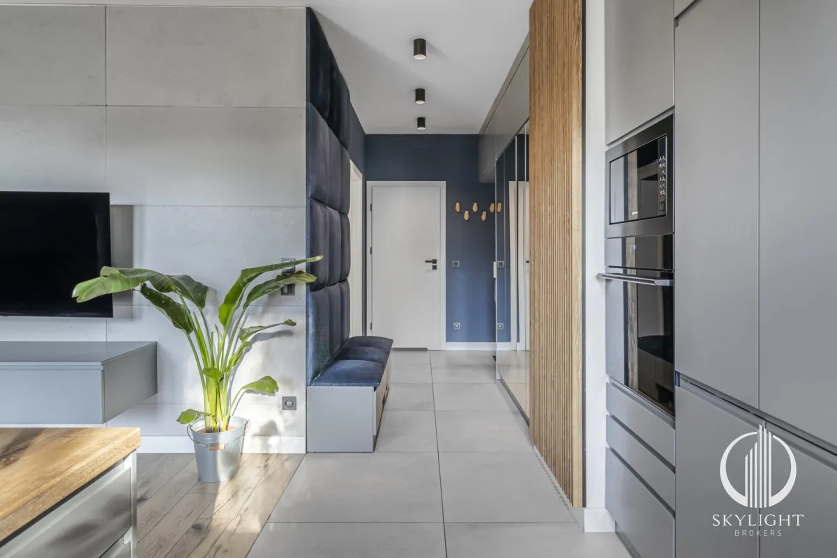 Eskluzywne dwa pokoje z 60 m2 ogrodem