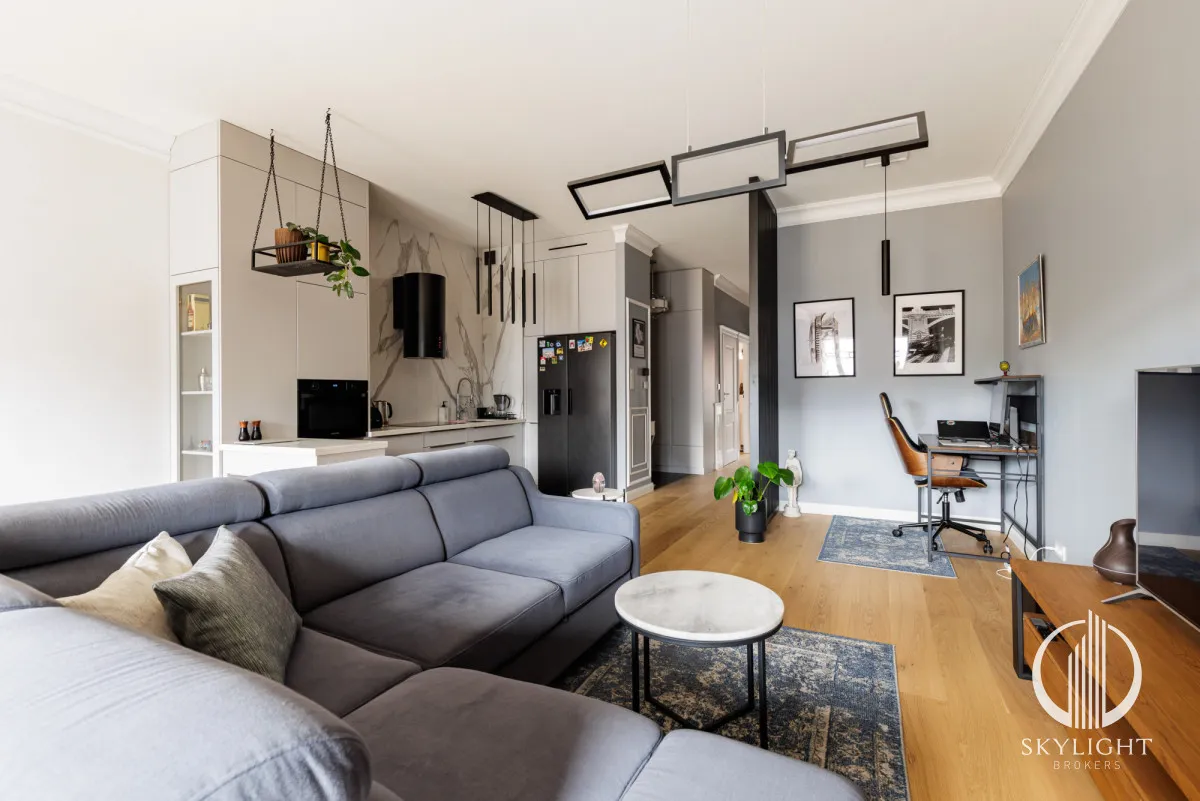Trzypokojowy apartament z&nbsp;30 m2 tarasem