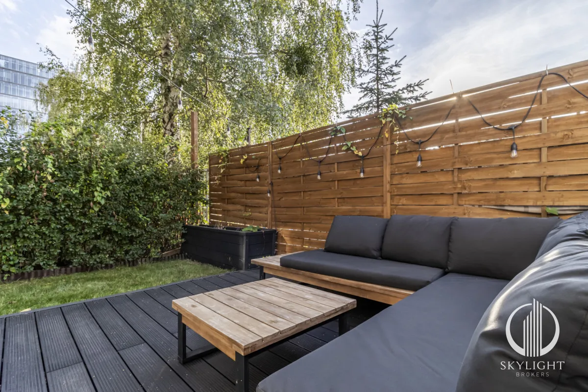 Eskluzywne dwa pokoje z&nbsp;60 m2 ogrodem